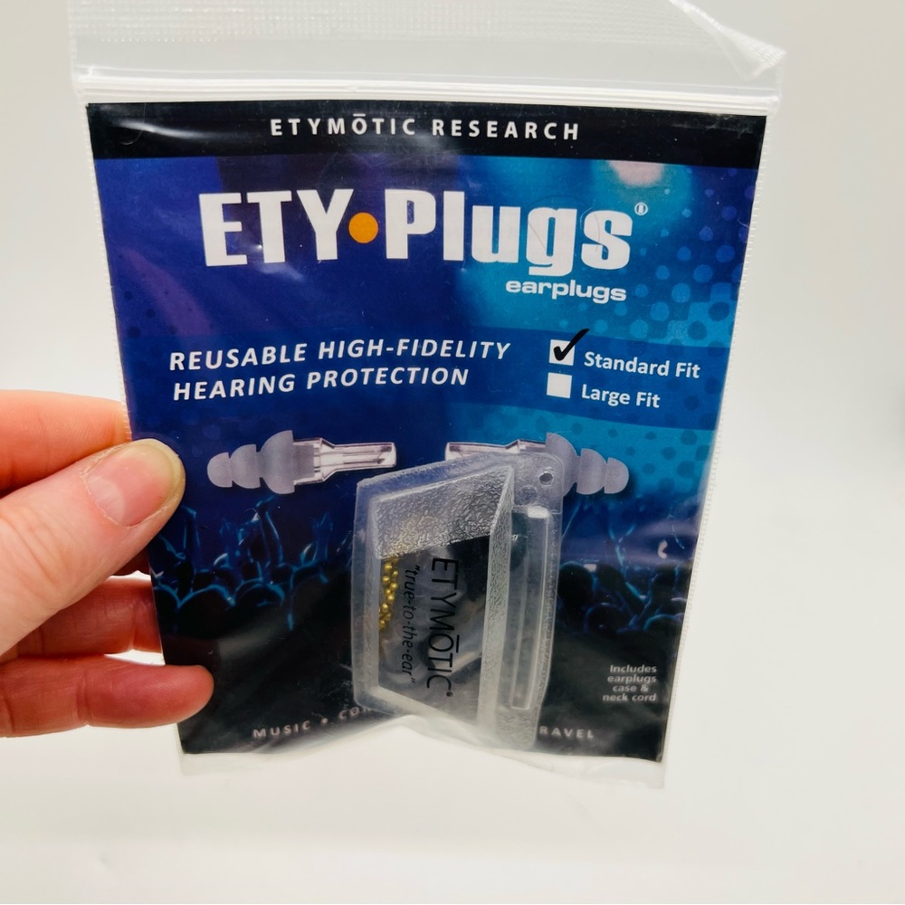NWT ETY Earplugs 12 decibels. High fidelity earplugs non-custom.